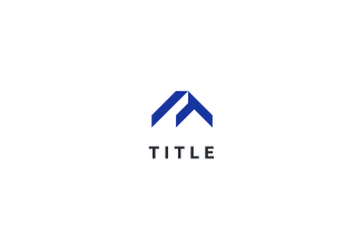 Minimal Lite A Solid Blue Logo