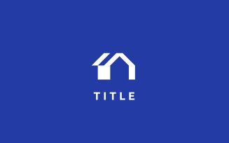 Minimal Lite Property House Home Solid Logo