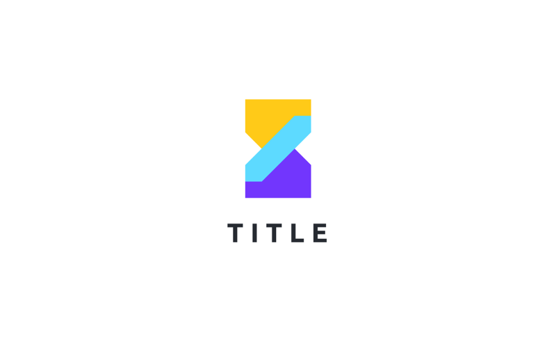 Minimal Lite Time Hourglass Productivity App Logo Logo Template