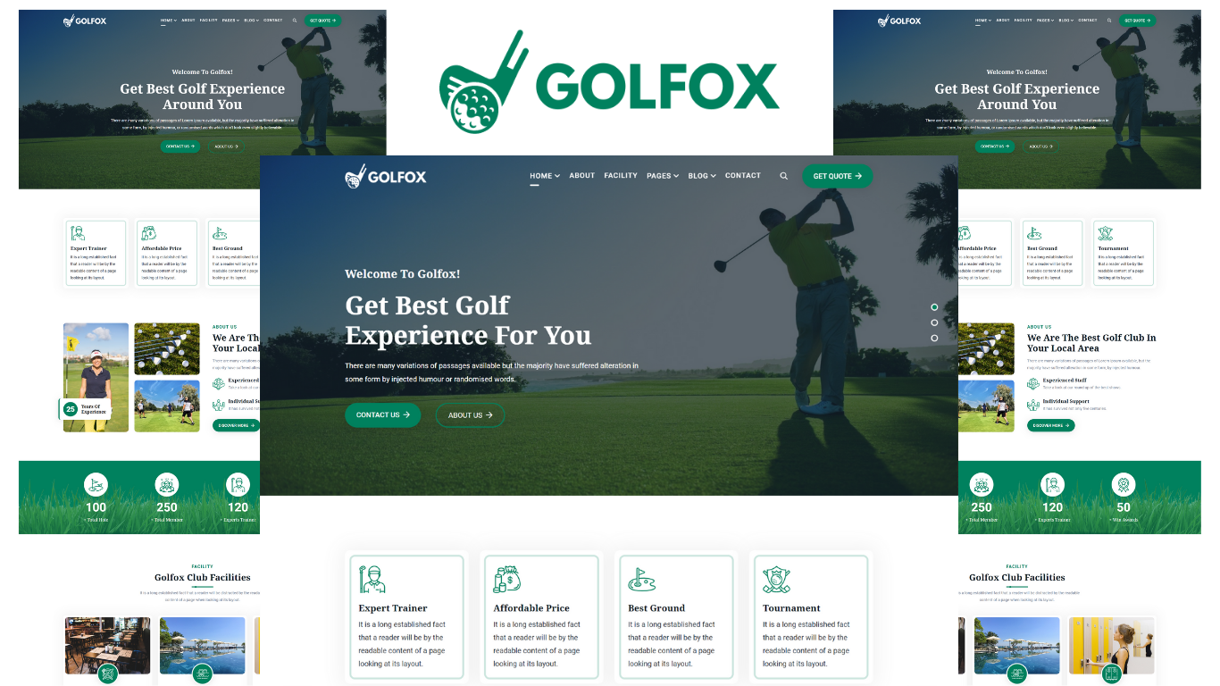 Golfox - Golf Club HTML5 Template