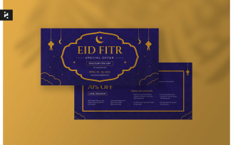 Eid Fitr Voucher Template