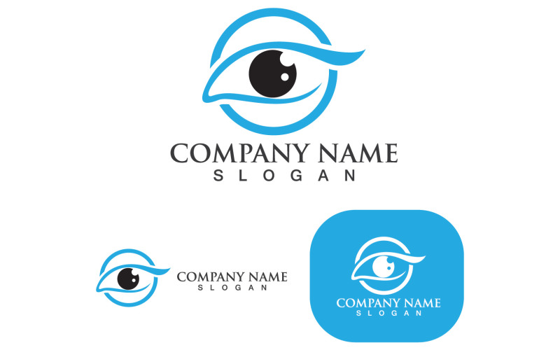 Eye Care Vector Logo Design V15 Logo Template