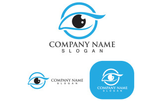 Eye Care Vector Logo Design V15