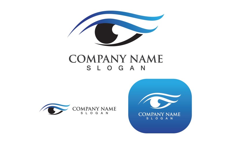 Eye Care Vector Logo Design V1 Logo Template