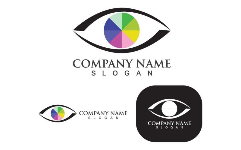 Eye Care Vector Logo Design V2 Logo Template
