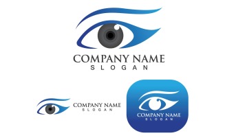 Eye Care Vector Logo Design V3