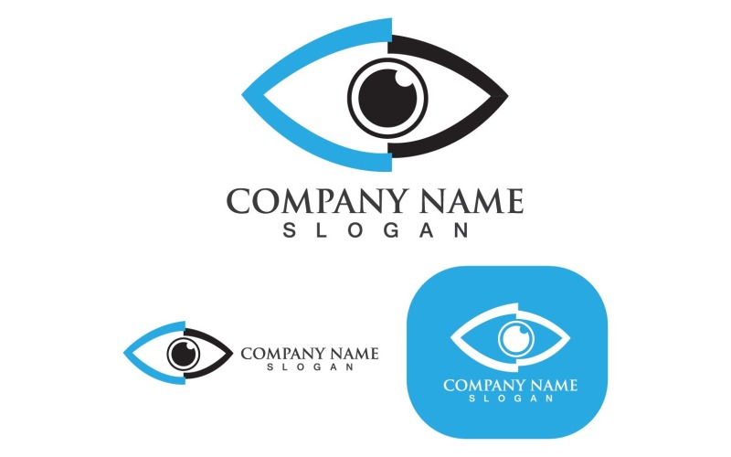 Eye Care Vector Logo Design V7 Logo Template