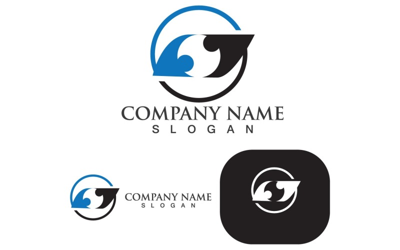 Eye Care Vector Logo Design V9 Logo Template