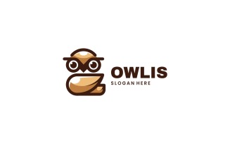 Owl Bird Mascot Logo Template