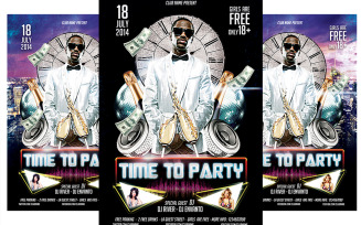 Party Time Flyer Template