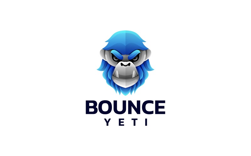 Yeti Gradient Logo Design Logo Template