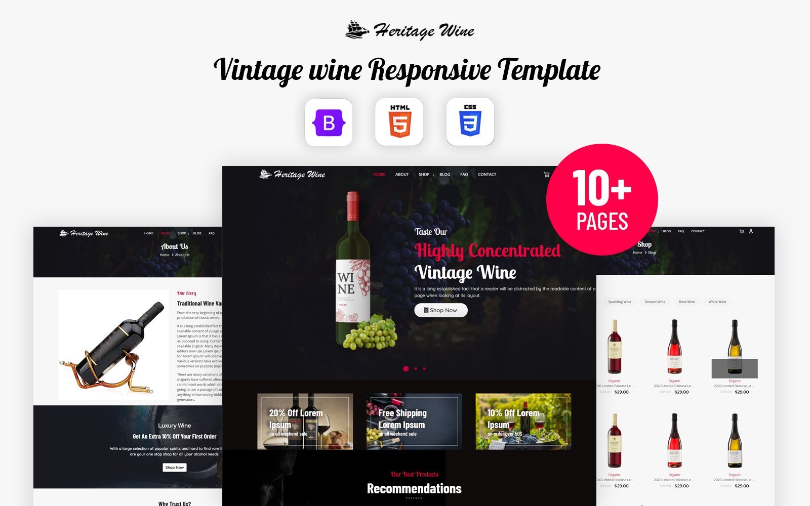 Kit Graphique #239266 Alcool Brasserie Web Design - Logo template Preview