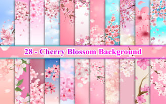Cherry Blossom Background, Cherry Blossom Flower Background, Floral Background