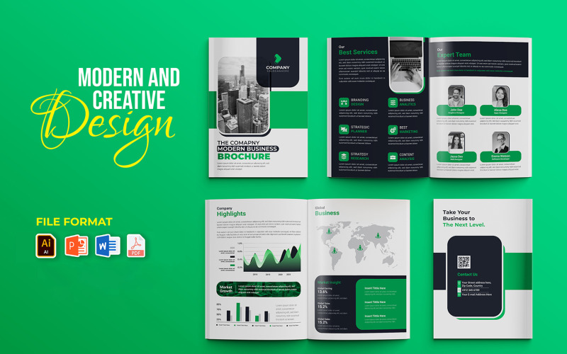 Modern and Creative Business Brochure Template Corporate Identity