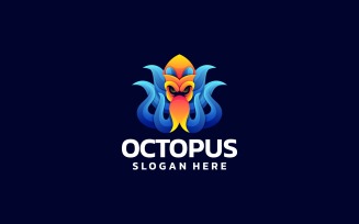 Octopus Gradient Colorful Logo