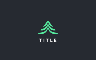 Contemporary Visual Landscape Apex Tree Logo