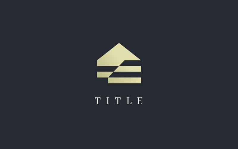 Luxury Elegant House Property Realty Logo Logo Template