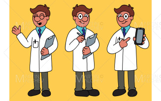 Cartoon Scientist Set Cartoon Scientist Set