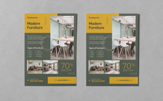 Creative Furniture Design Flyer PSD Templates