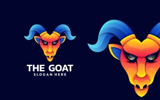 Goat Gradient Colorful Logo Design