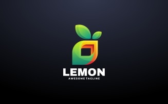 Lemon Gradient Colorful Logo
