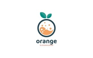 Orange Lab Simple Logo Style