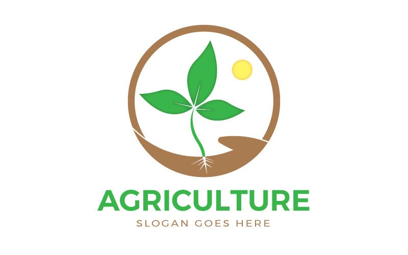 Creative Agriculture Logo Logo Template