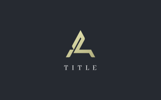 Luxury Lite A Apex Golden Monogram Logo