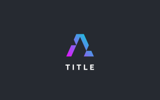 Modern Lite A Shade Tech Monogram Logo