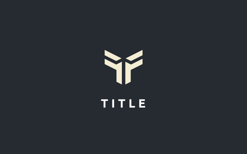 Modern Lite FF Rise Dynamic Monogram Logo Logo Template