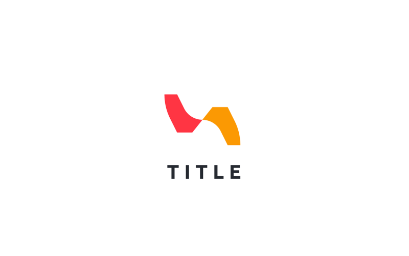 Modern Lite N Swap Tech Monogram Logo Logo Template