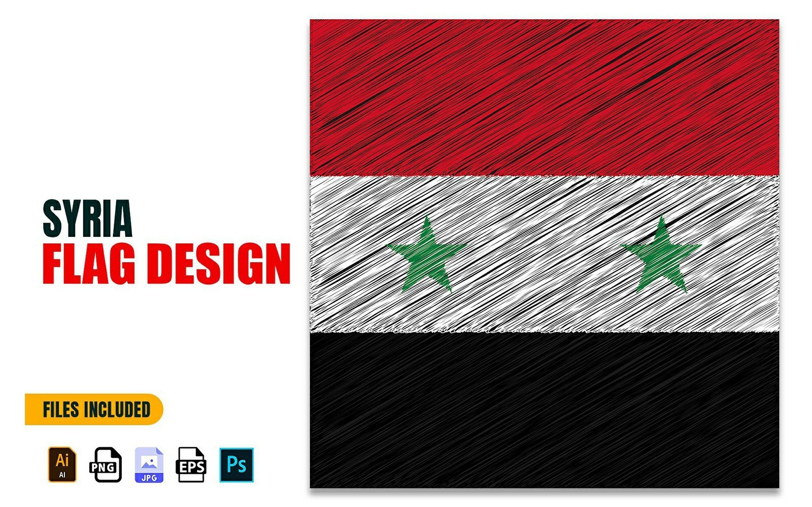 Kit Graphique #239739 Syria Flag Divers Modles Web - Logo template Preview