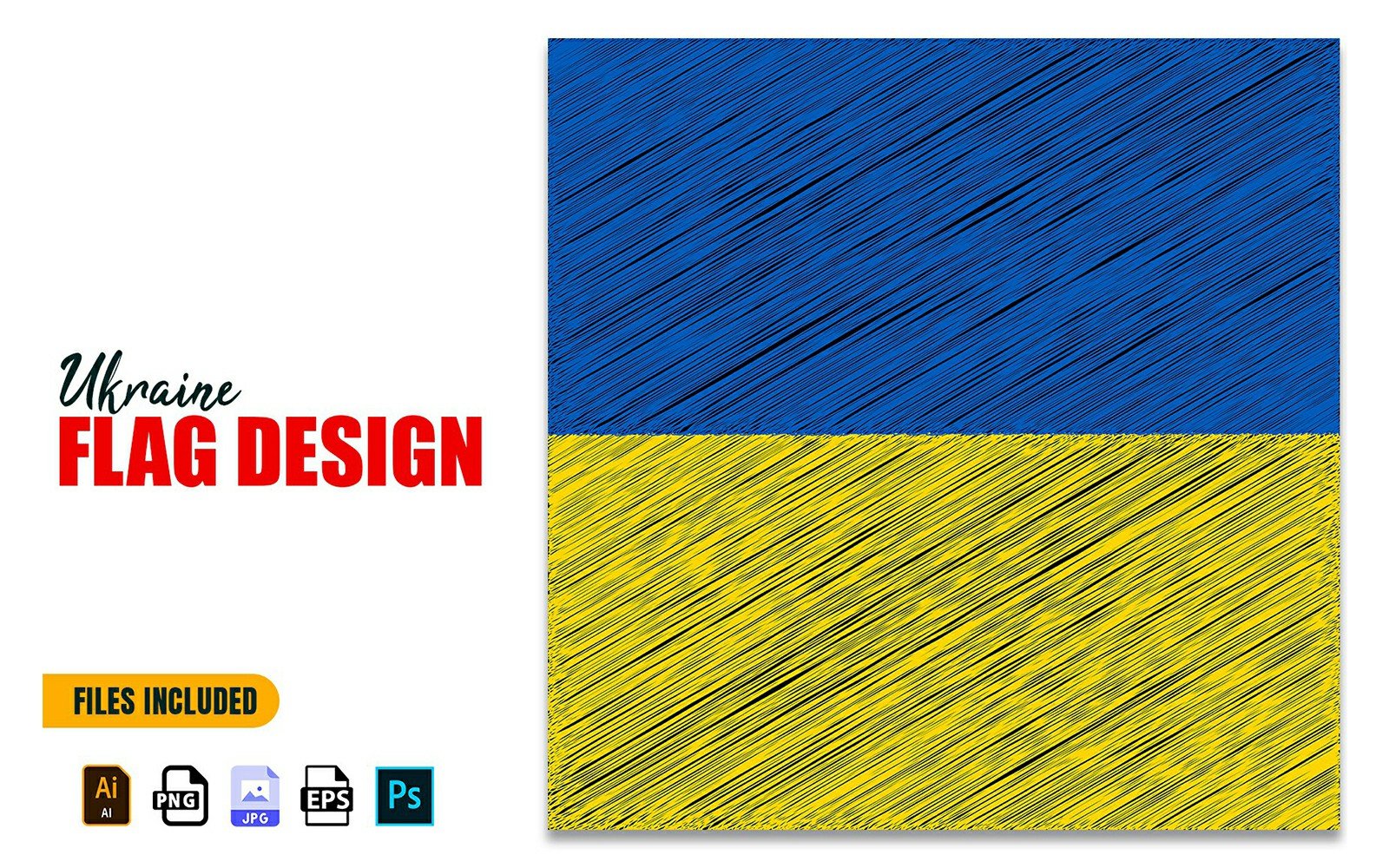 Kit Graphique #239745 Ukraine Flag Divers Modles Web - Logo template Preview