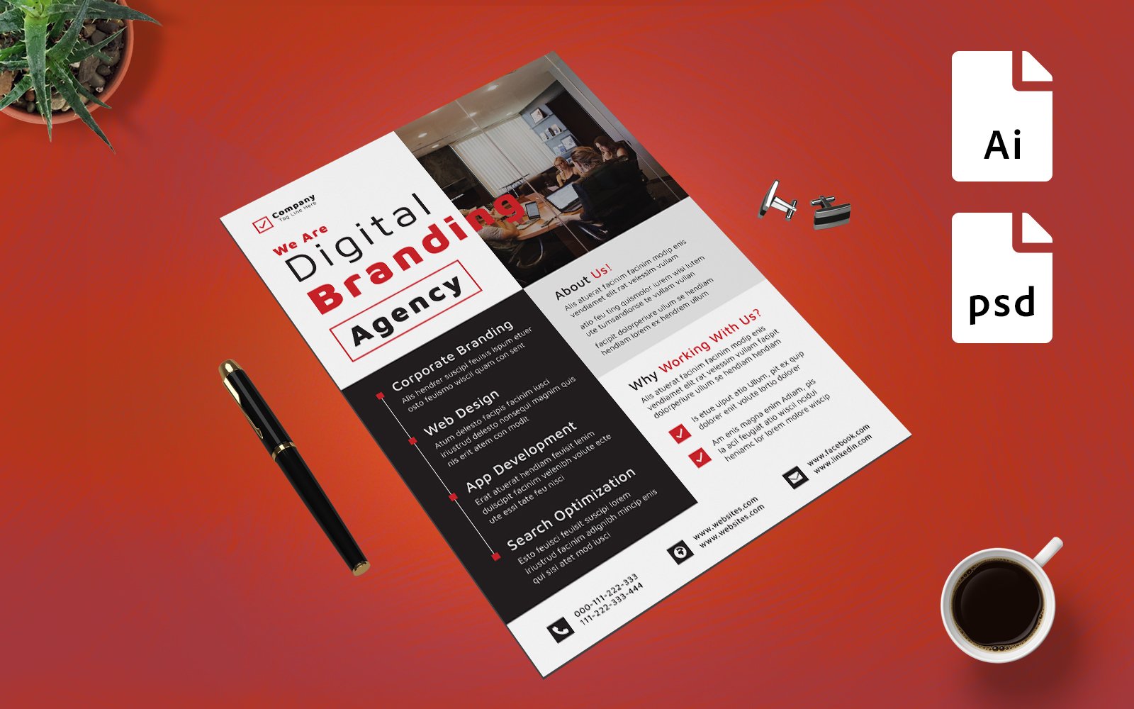 Template #239759 Flyer Corporate Webdesign Template - Logo template Preview