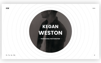 Weston - Photographer Personal Portfolio PSD Template