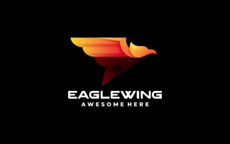 Eagle Wing Gradient Logo Style