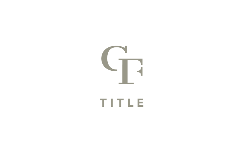 Luxury Elegance CF Golden Monogram Logo Logo Template