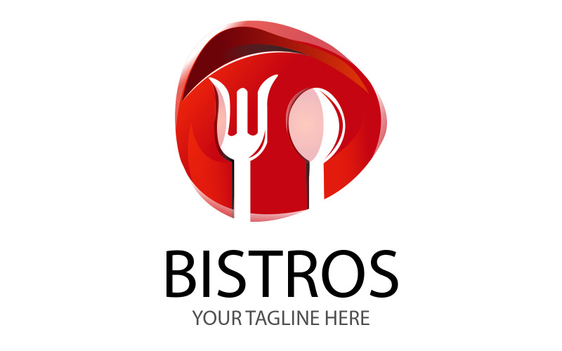 Restaurant Logo Spoon Logo For All Restaurants Logo Template
