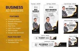 Business Banner | Talented People Ad Template (BU013)