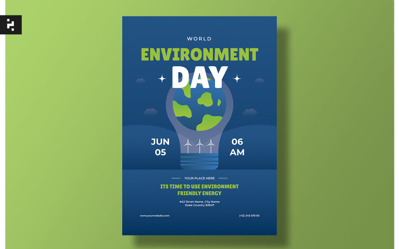Environment Day Flyer Template Corporate Identity