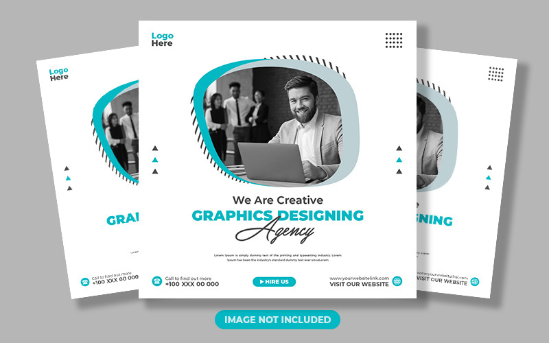 Graphics Designing Agency Social Media Post Design Corporate Identity