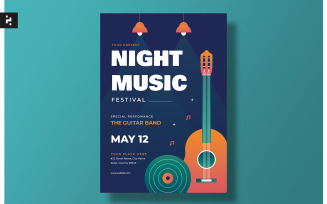 Night Music Festival Flyer Template