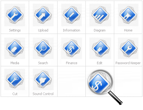 Neutral Iconset Template Icon Set