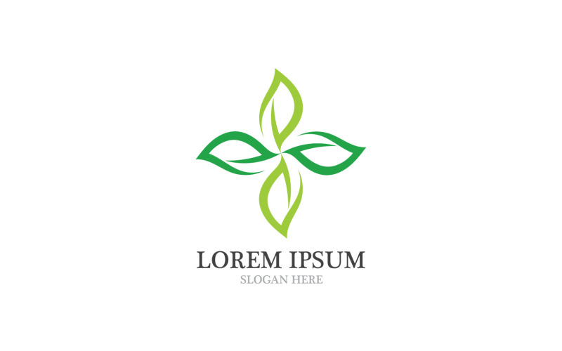 Ecology Leaf Green Logo Symbol Ver.6 Logo Template