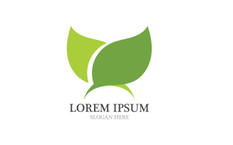 Ecology Leaf Green Logo Symbol Ver.28