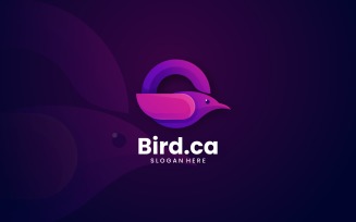 Bird Circle Gradient Logo