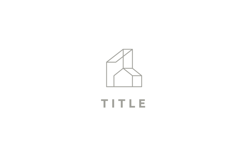 Contemporary Fresh Architecture Interior Line Logo Logo Template