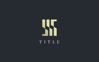 Luxury Iconic SW SM Golden Monogram Logo