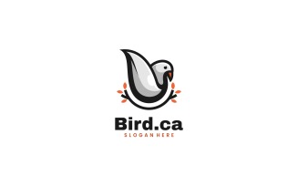 Nature Bird Mascot Logo Style
