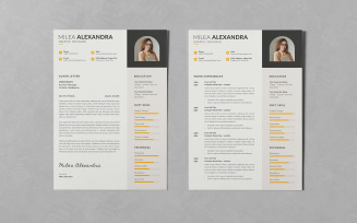 Creative Resume CV and Cover Letter Templates